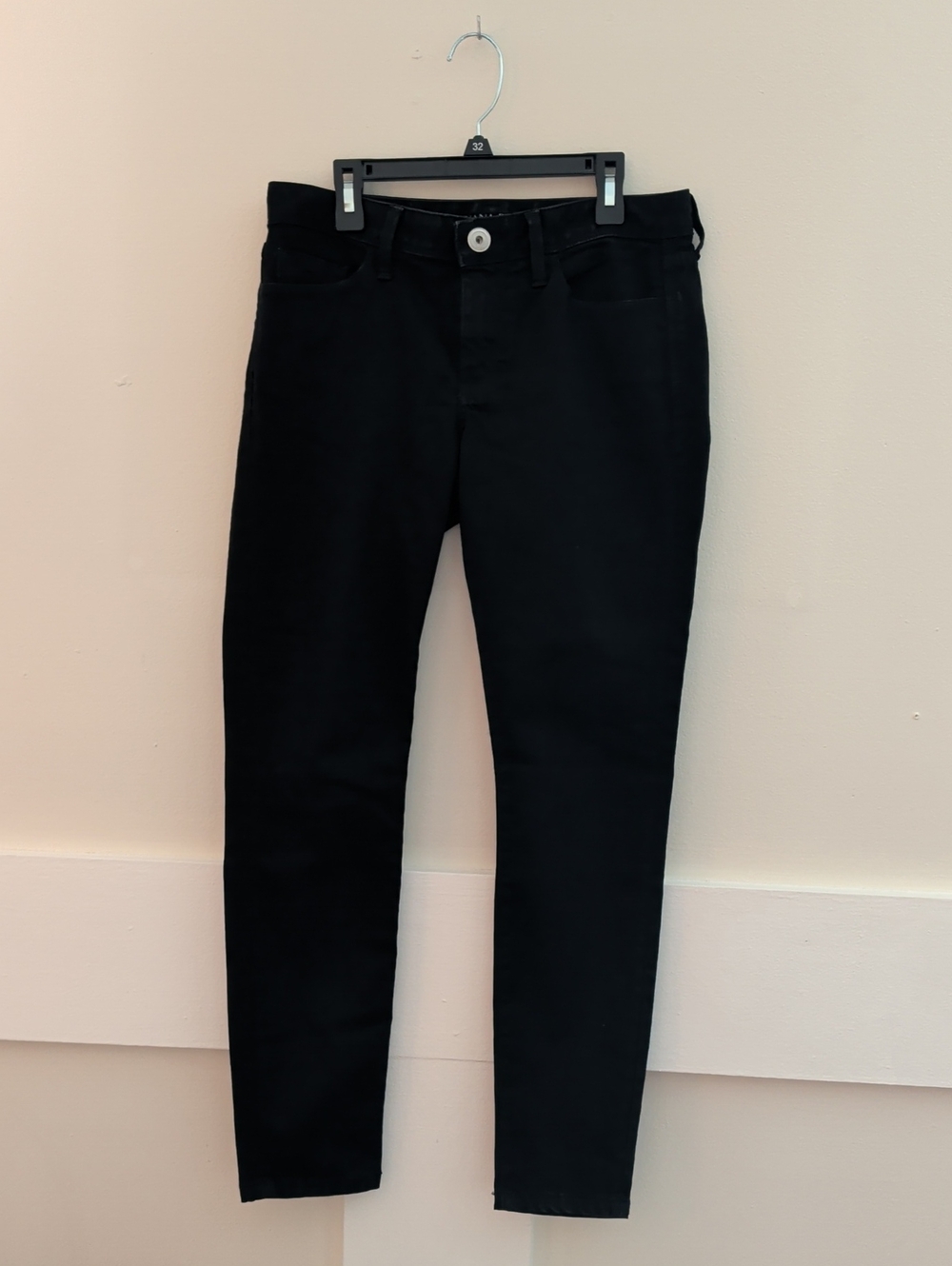 Banana Republic Black Slim-Fit Jeans, Size 26